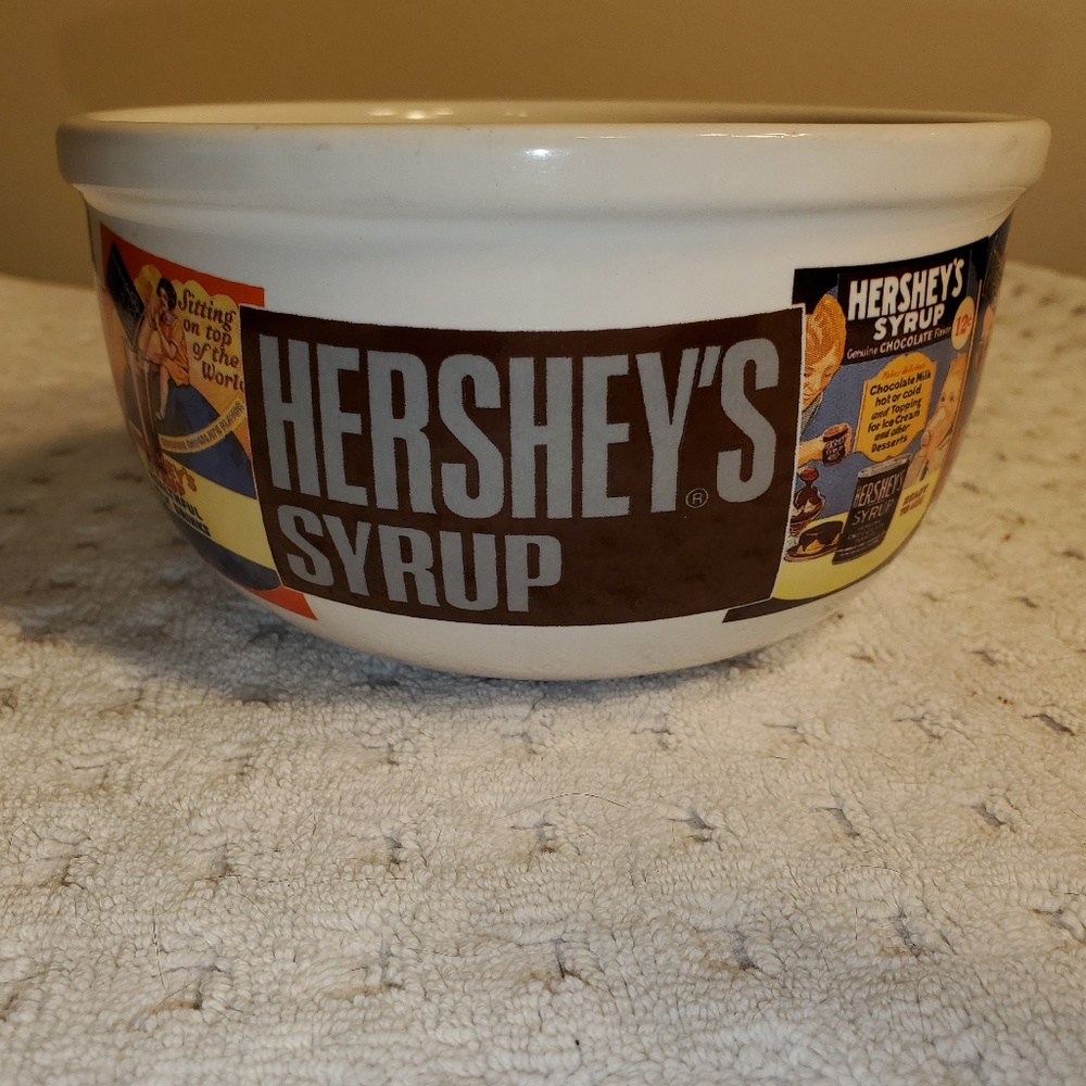 Hershey's Syrup Ice Cream Cereal Bowls Set Of 3